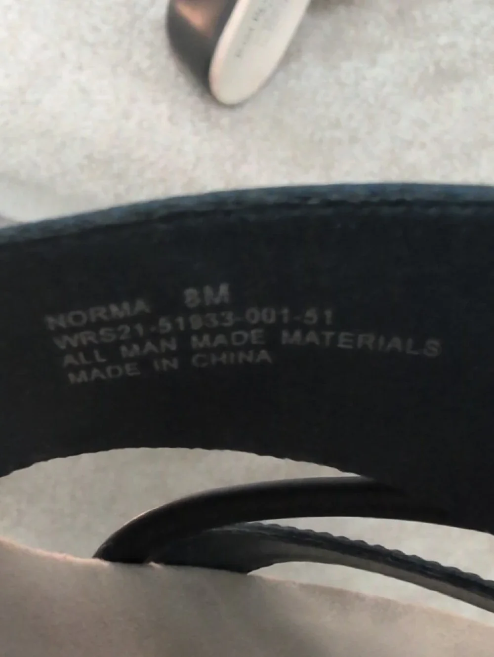 Kim Rogers Navy Textured Slide Sandals